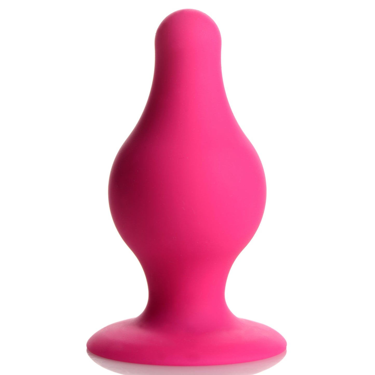 Squeezable Tapered Small Anal Plug - Pink