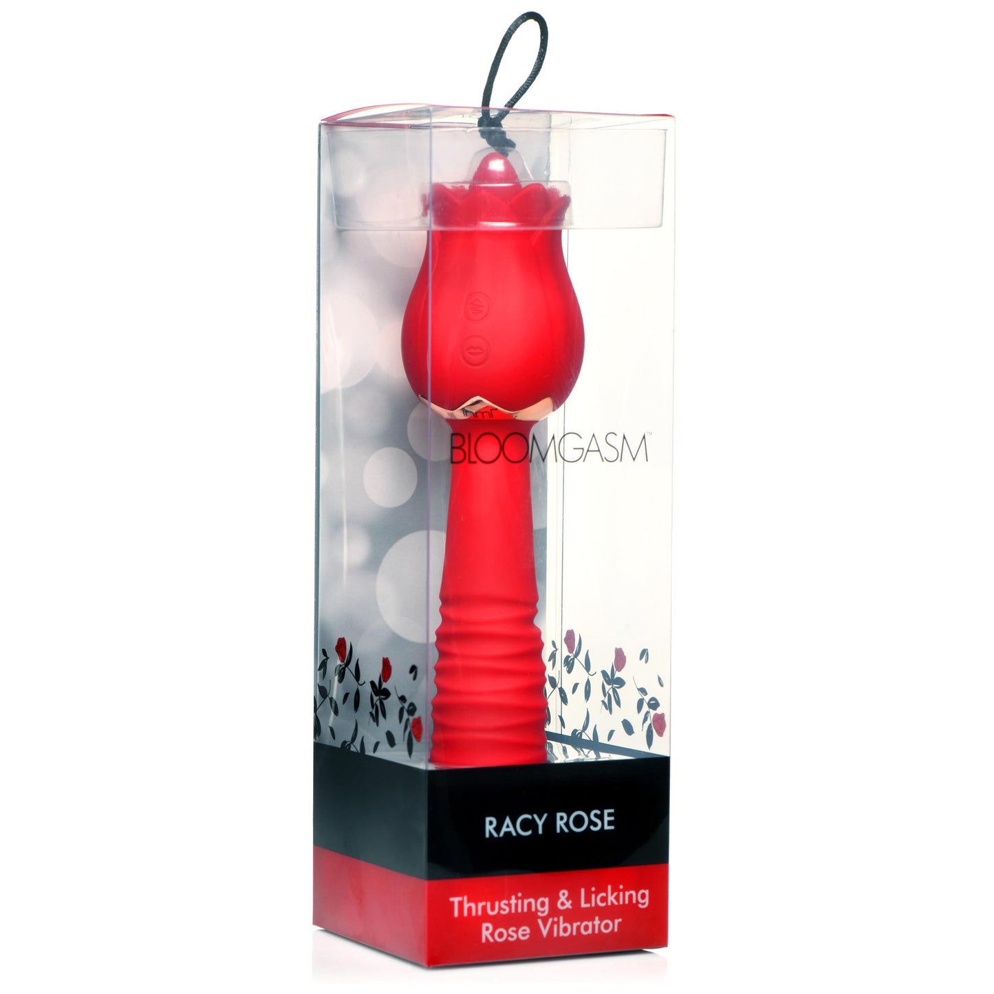 Racy Rose Thrusting and Licking Rose Vibrator