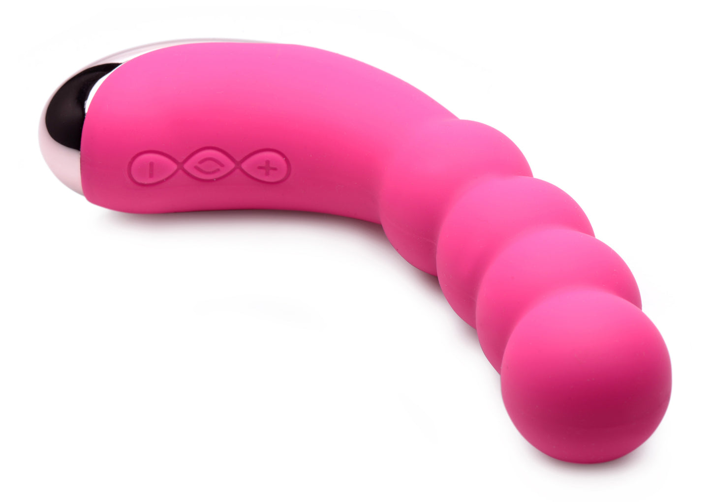 50X Silicone Beaded Vibrator - Pink