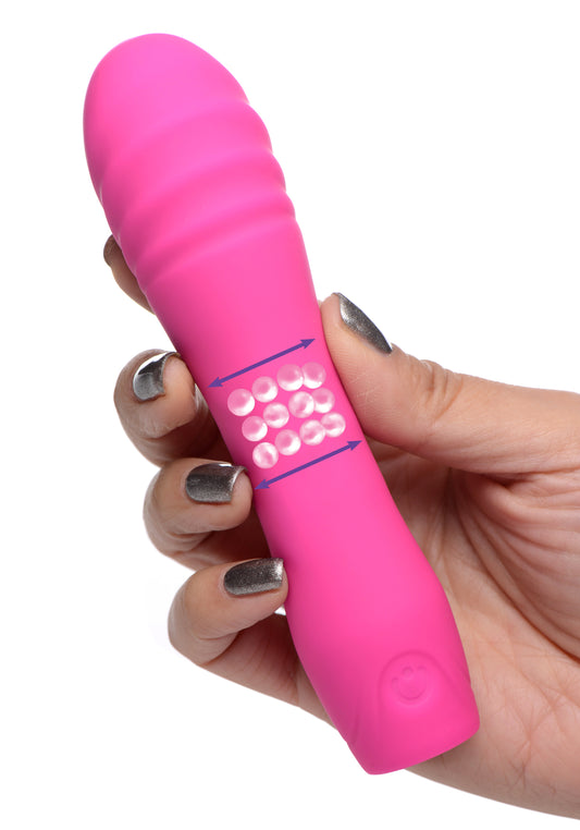 Twirl Teaser Rotating Beads Silicone Vibrator