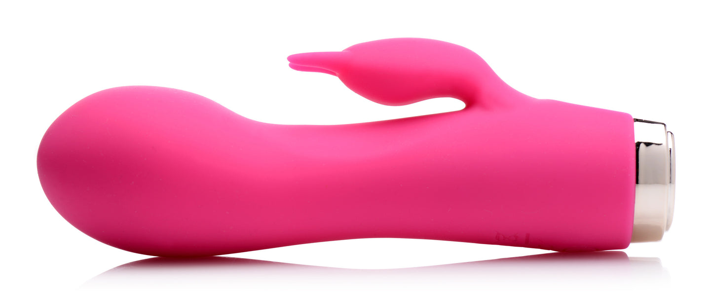 10X Wonder Mini Rabbit Silicone Vibrator - Pink