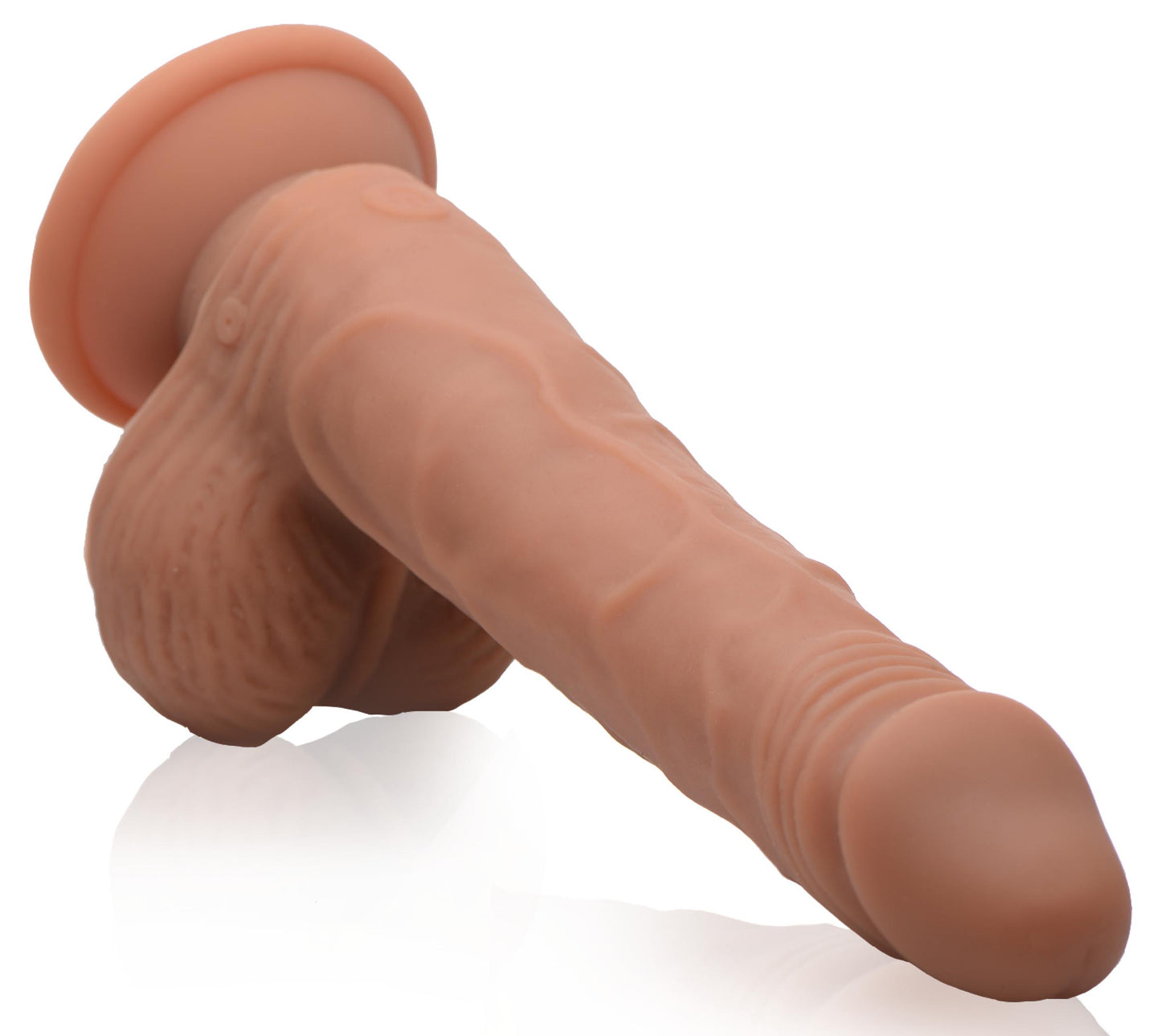 Thrusting and Vibrating 8 Inch Dildo - Medium