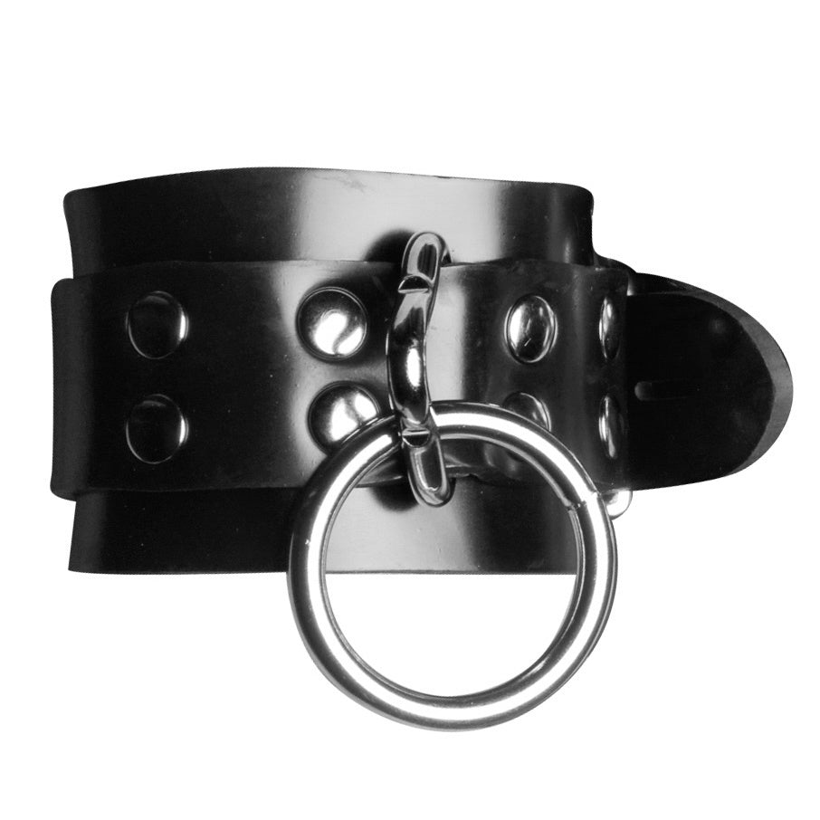 Strict Leather Locking Rubber Ankle Restraints